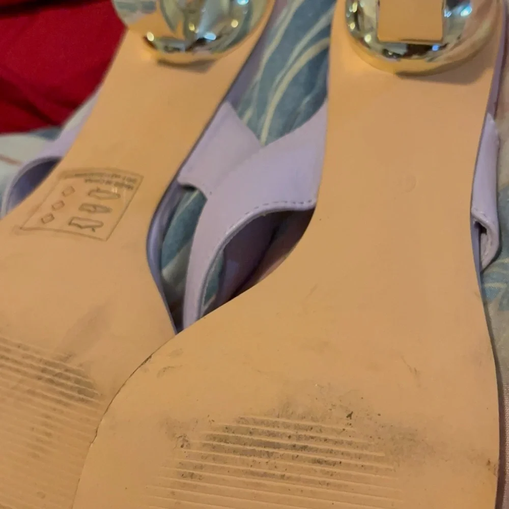SHEIN Lilac Square-Toe Thong Sandals - Picture 2 of 2